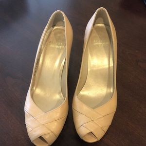 Stuart Weitzman peep toe heels